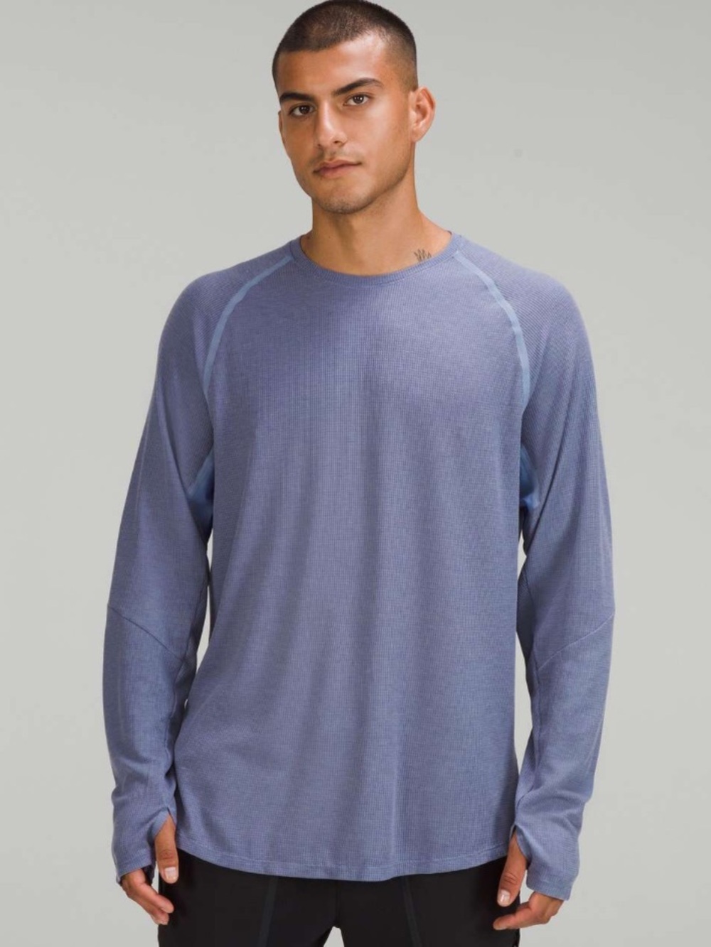 Lululemon Ventilated Hiking Long Sleeve Shirt Peri Purple size M/L mens